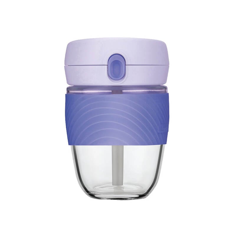 B&igrave;nh Đựng Nước Thủy Tinh Bọc C&aacute;ch Nhiệt LocknLock 400ml - 2 M&agrave;u (Xanh Dương Đậm, V&agrave;ng) - LLG968 image number null